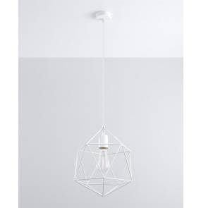 Lampa wisząca GASPARE SL.0290 biała Sollux Lighting