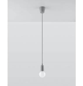 Lampa wisząca DIEGO 1 SL.0575 szara Sollux Lighting