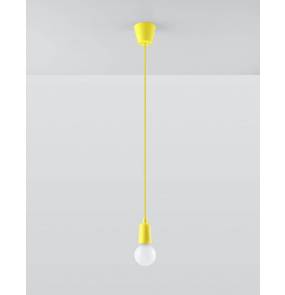Lampa wisząca DIEGO 1 SL.0578 żółta Sollux Lighting