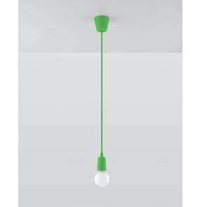 Lampa wisząca DIEGO 1 SL.0581 zielona Sollux Lighting