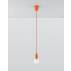 Lampa wisząca DIEGO 1 SL.0584 pomarańczowa Sollux Lighting
