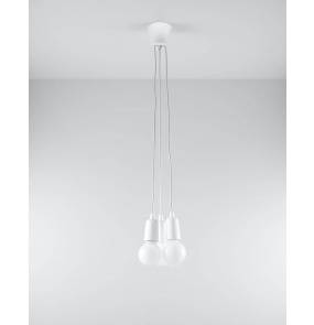 Lampa wisząca DIEGO 3 SL.0570 biała Sollux Lighting