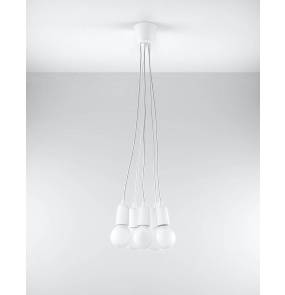 Lampa wisząca DIEGO 5 SL.0571 biała Sollux Lighting