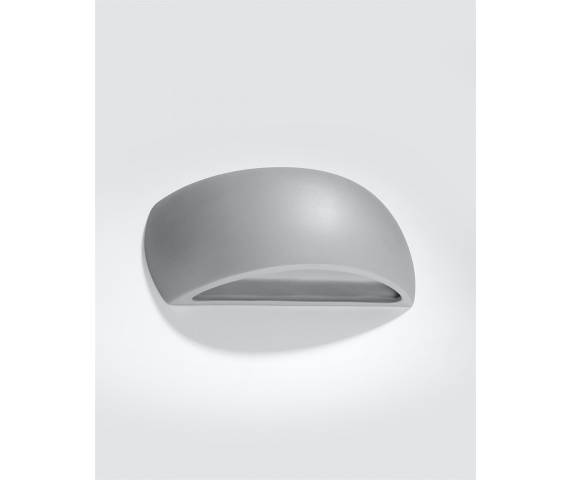 Kinkiet ceramiczny PONTIUS SL.0875 oprawa w kolorze czarnym Sollux Lighting