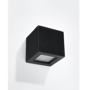 Lampa ścienna ceramiczna LEO SL.0872 czarna Sollux Lighting