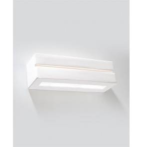 Lampa ścienna ceramiczna VEGA LINE SL.0231 biała Sollux Lighting