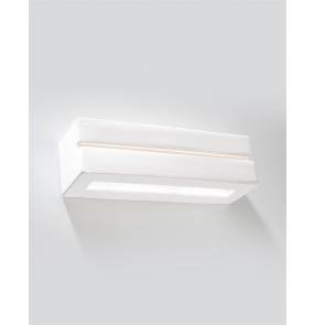 Lampa ścienna ceramiczna VEGA LINE SL.0231 biała Sollux Lighting