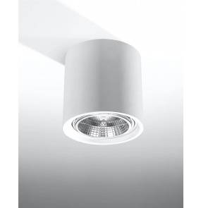 Oprawa natynkowa ceramiczna KALU SL.0841 biała Sollux Lighting