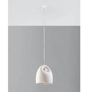 Lampa wisząca ceramiczna BUKANO SL.0842 biała Sollux Lighting