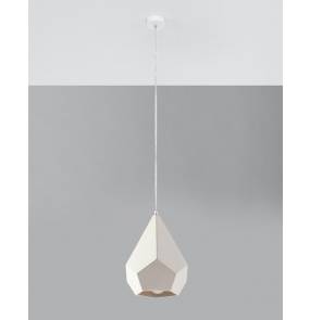 Lampa wisząca ceramiczna PAVLUS SL.0844 biała Sollux Lighting 