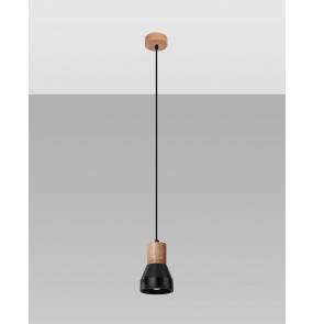 Lampa wisząca QUBIC SL.0963 czarna Sollux Lighting 