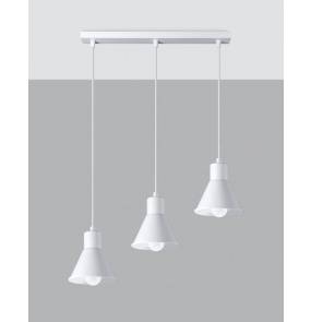 Lampa wisząca TALEJA 3 SL.0984 Sollux Lighting potrójna biała 