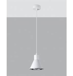 Lampa wisząca TAZILA 1 SL.0987 Sollux Lighting pojedyncza biała [ES111]