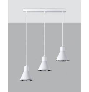 Lampa wisząca TAZILA 3 SL.0988 Sollux Lighting biała [ES111]