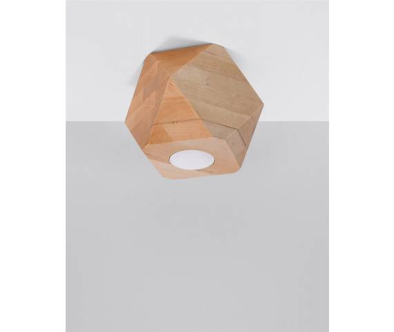 Plafon WOODY 1 SL.1009 Sollux Lighting naturalne drewno