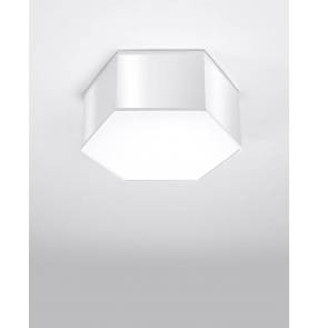 Plafon SUNDE 13 SL.1057 Sollux Lighting geometryczna oprawa w kolorze białym