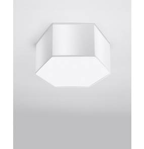 Plafon SUNDE 15 SL.1058 Sollux Lighting geometryczna oprawa w kolorze białym