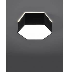 Plafon SUNDE 11 SL.1059 Sollux Lighting geometryczna oprawa w kolorze czarnym