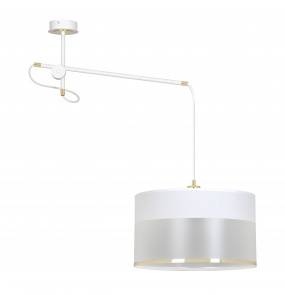 Lampa wisząca MONOLIT 1 WHITE 589/01 Emibig dekoracyjna oprawa w kolorze białym