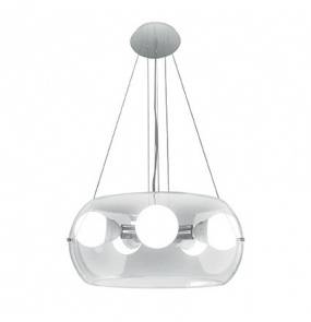 Lampa wisząca Audi-10 SP5 016863 Ideal Lux transparentna oprawa w nowoczesnym stylu