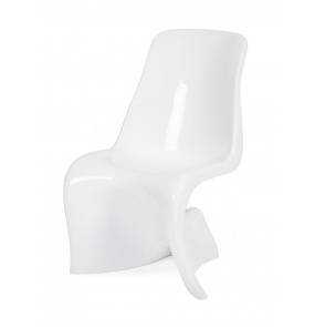 Krzesło HER białe - włókno szklane King Home
