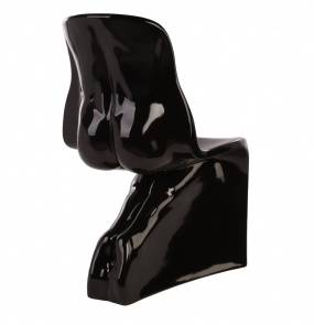 Krzesło HER czarne - włókno szklane lakierowane King Home