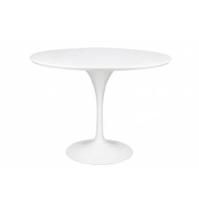 Stół TULIP PREMIUM 100 biały  - MDF, metal