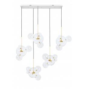 Lampa wisząca CAPRI LINE XCP9148-5B King Home złota lampa z tylu design