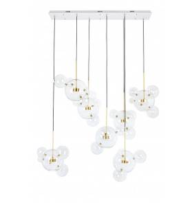 Lampa wisząca CAPRI LINE XCP9148-7B King Home złota lampa z tylu design