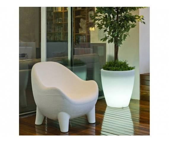NEW GARDEN fotel ARUBA SOLAR biały