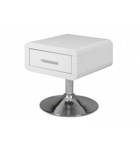 ACTONA szafka COMFORT biała - MDF, chrom