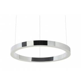 Lampa wisząca RING 60 JD8169-60.SILVER King Home srebrna oprawa w kształcie ringu