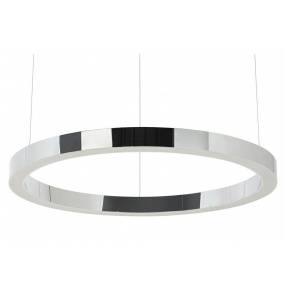 Lampa wisząca RING 80 JD8169-80.SILVER King Home srebrna oprawa w kształcie ringu