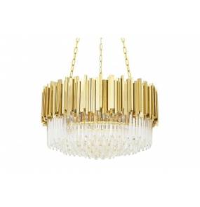 Lampa wisząca IMPERIAL DW-D5688S.GOLD King Home kryształowa oprawa w kolorze złota