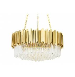 Lampa wisząca IMPERIAL DW-D5688M.GOLD King Home kryształowa oprawa w kolorze złota