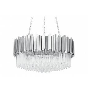 Lampa wisząca IMPERIAL DW-D5688M.SILVER King Home kryształowa oprawa w kolorze srebra