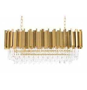 Lampa wisząca IMPERIAL DW-D5689S.GOLD King Home kryształowa oprawa w kolorze złota