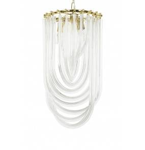 Lampa wisząca MURANO S JD9607-S.GOLD King Home szklana oprawa w kolorze złota