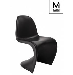 MODESTO krzesło HOVER czarne - polipropylen 