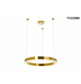 MOOSEE lampa wisząca RING LUXURY 50  złota - LED, chromowane złoto