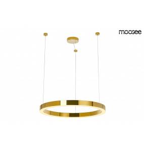 MOOSEE lampa wisząca RING LUXURY 70  złota - LED, chromowane złoto