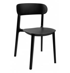 Krzesło NIKON czarne - polipropylen King Home