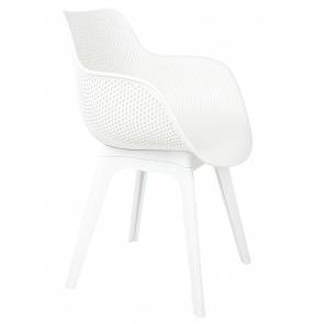 Krzesło LANDI białe - polipropylen King Home
