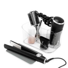 UMBRA organizer GLAM HAIR przezroczysty węgiel drzewny