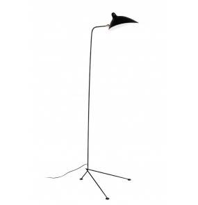 Lampa podłogowa RAVEN XCF3621-1 King Home minimalistyczna oprawa w kolorze czarnym