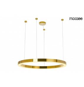 MOOSEE lampa wisząca RING LUXURY 110 złota - LED, chromowane złoto