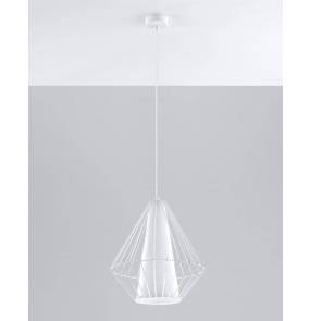 Lampa wisząca DEMI SL.0297 Sollux Lighting biała loft