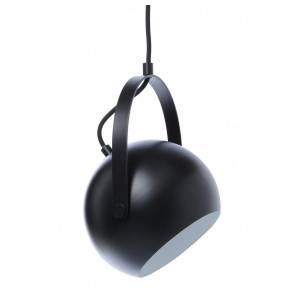 FRANDSEN lampa wisząca BALL W/HANDLE czarny mat