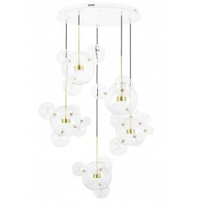 Lampa wisząca CAPRI DISC XCP9148-5A King Home złota lampa z tylu design