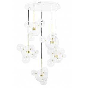 Lampa wisząca CAPRI DISC XCP9148-5A King Home złota lampa z tylu design